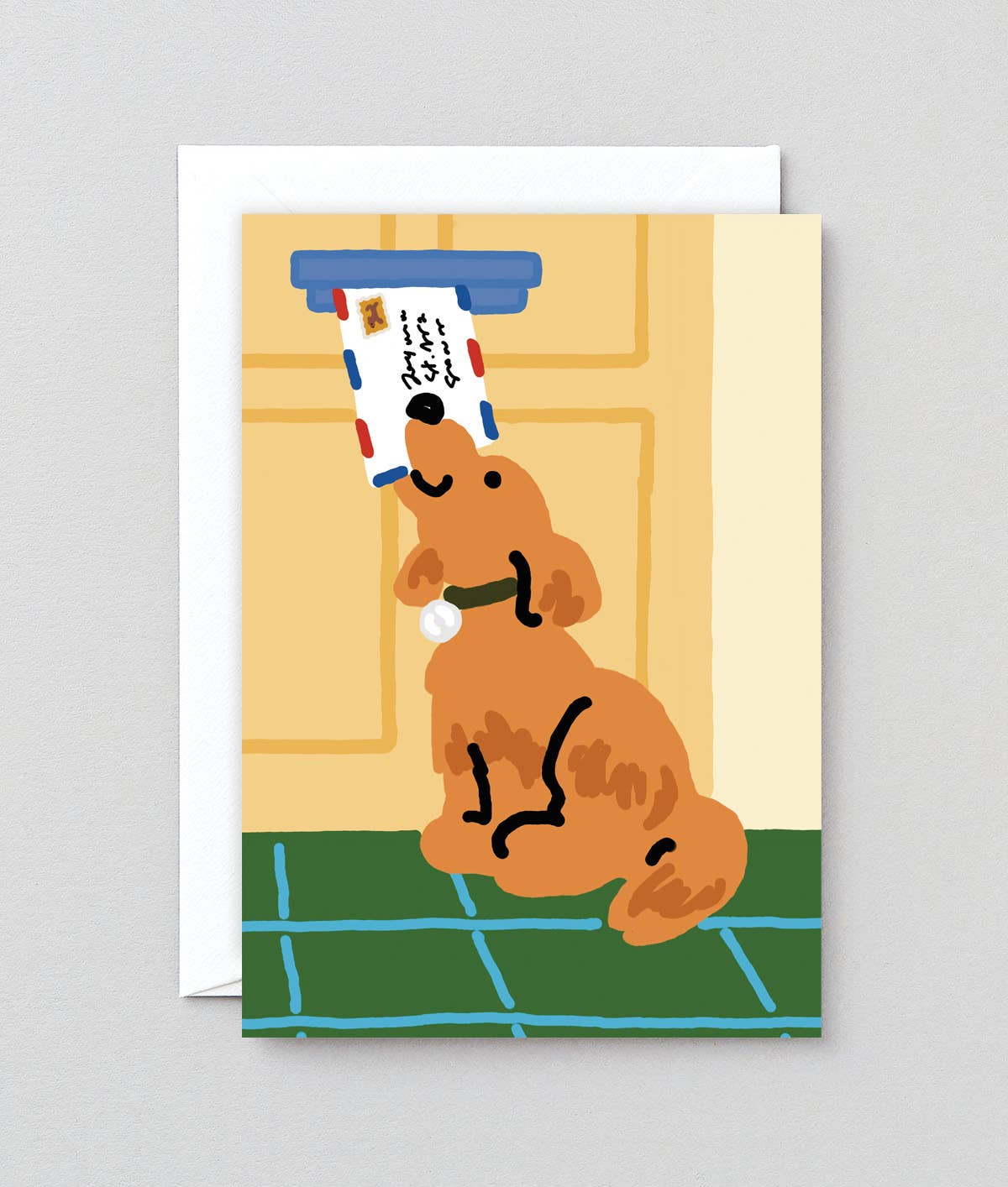 Wrap (US duties paid) – wholesale Birthday card – Happy Birthday Dog Mail Greetings Card0
