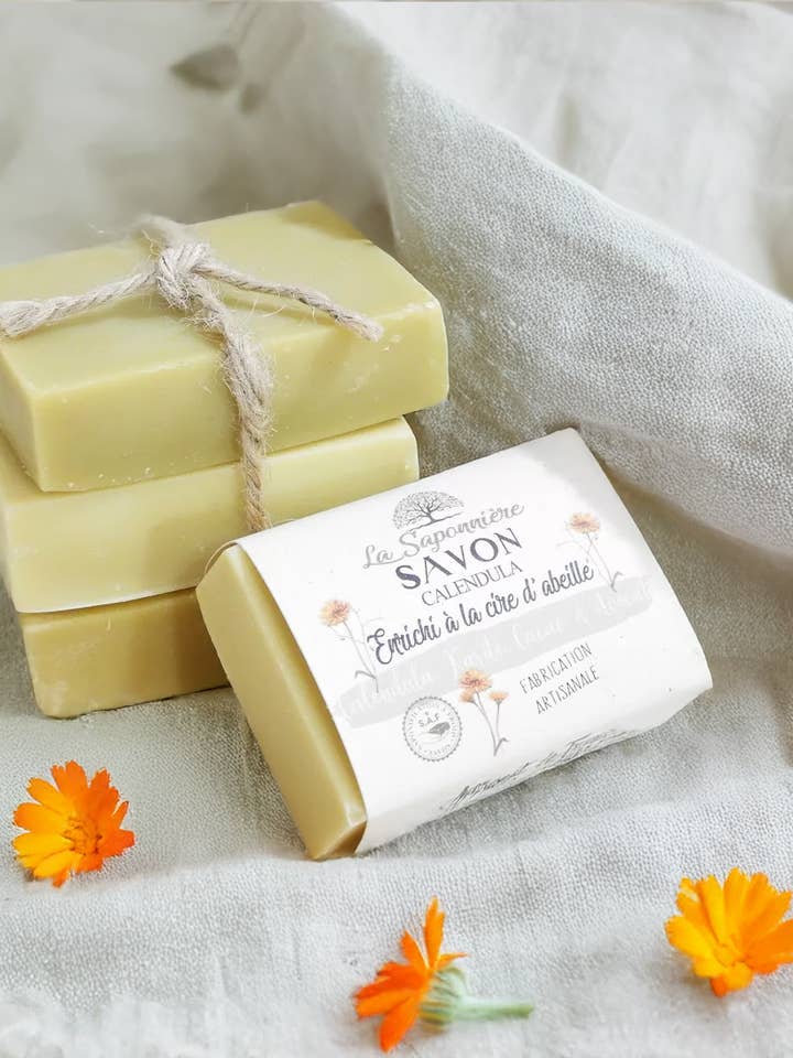 Calendula handmade soap - Sensitive skin for wholesale by La Saponniere