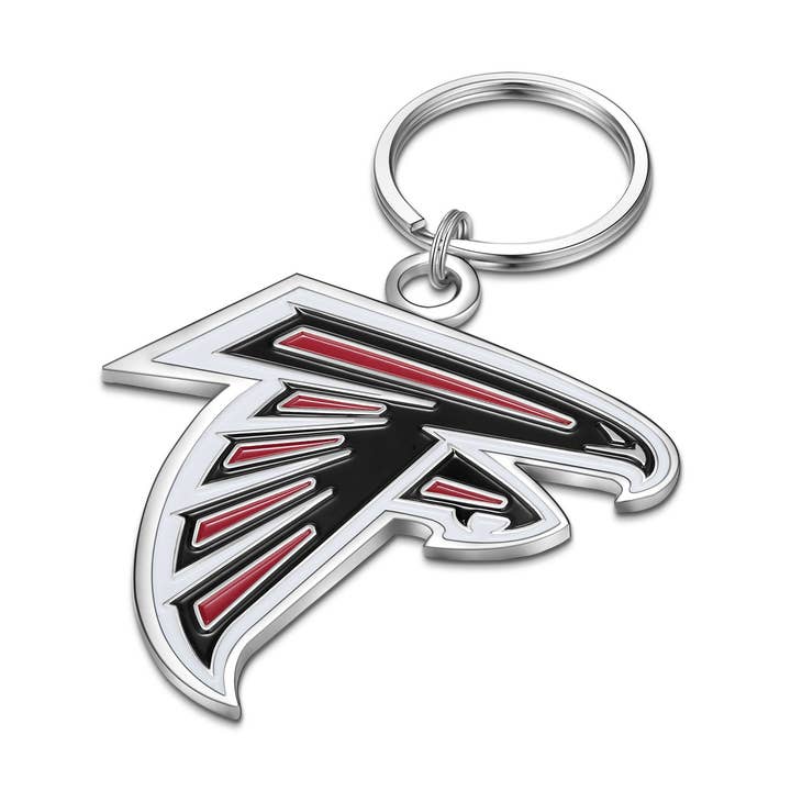 Simran International - Wholesale Keychain – Unisex - NFL Atlanta Falcons Large Primary Team Logo Key Chain0