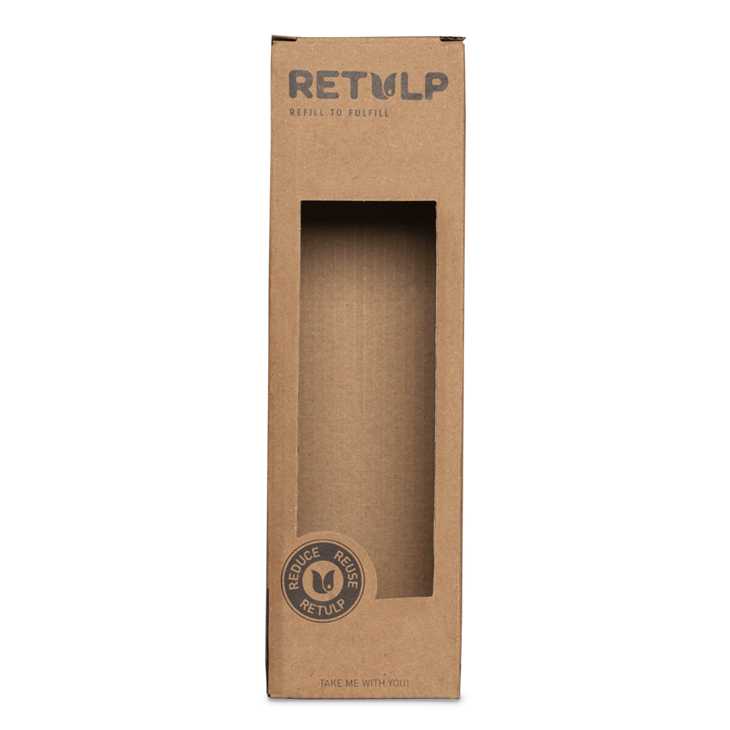 RETULP – Großhandel Trinkflaschen – RETULP Urban Trinkflasche aus Edelstahl, Grannies Grey, 750 ml1