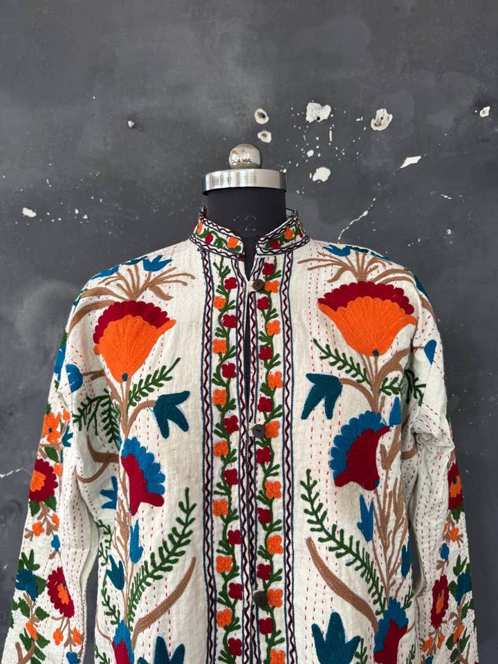 bhavnas boutique - Wholesale Jacket - Women's - 100% Cotton Outerwear Woman's Cotton Suzani Jacket 2