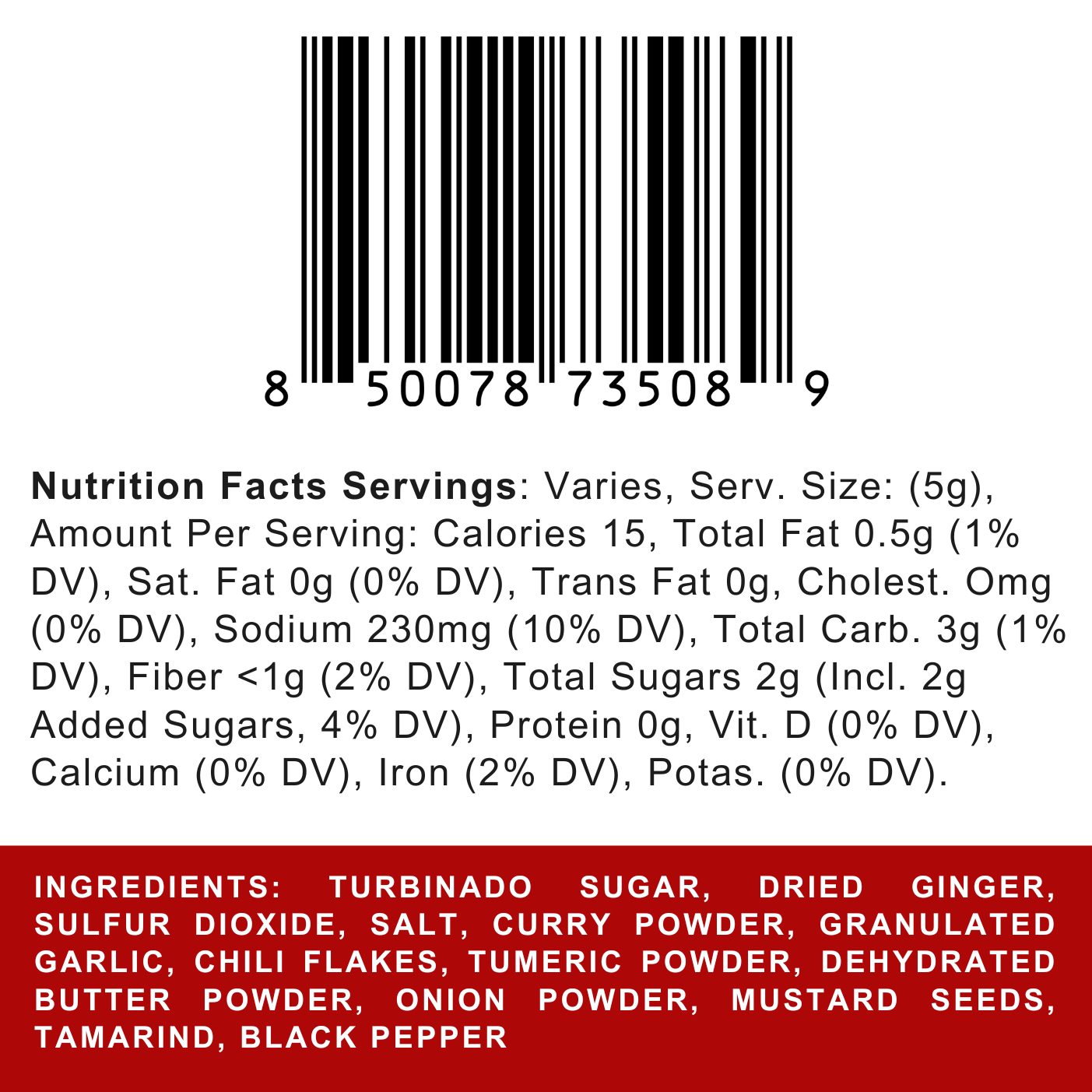 Meat Society - Venta al por mayor Mezclas de especias - La Bomba de Curry3