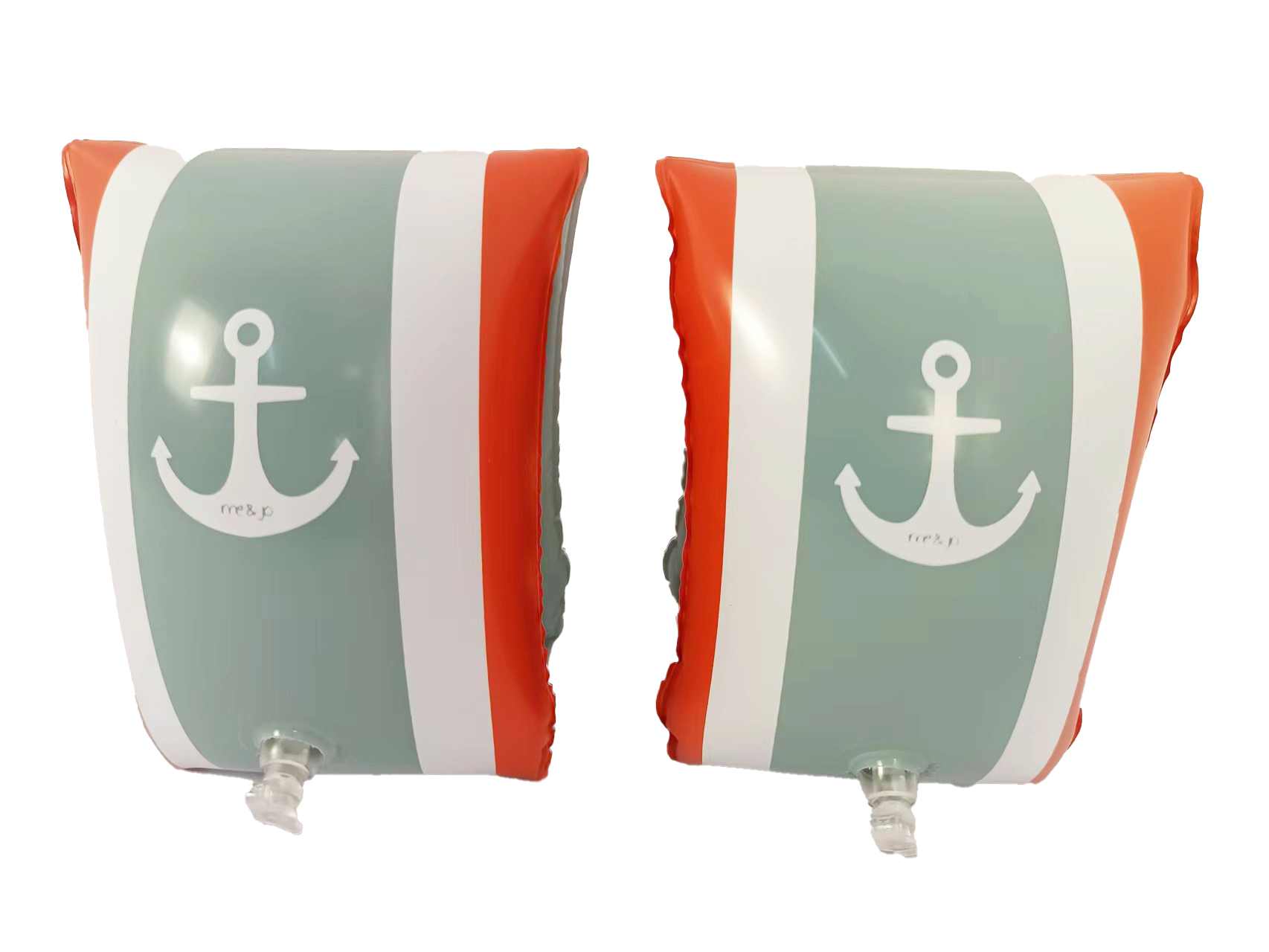 me&jo – wholesale Strand-/poolleksak - Barn och baby – Simarmband i grönt och brunt0