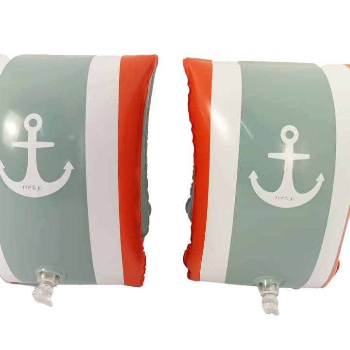 me&jo - Vendita all'ingrosso Giocattolo da spiaggia/piscina - Bambini e neonati - Ali da bagno in verde e marrone