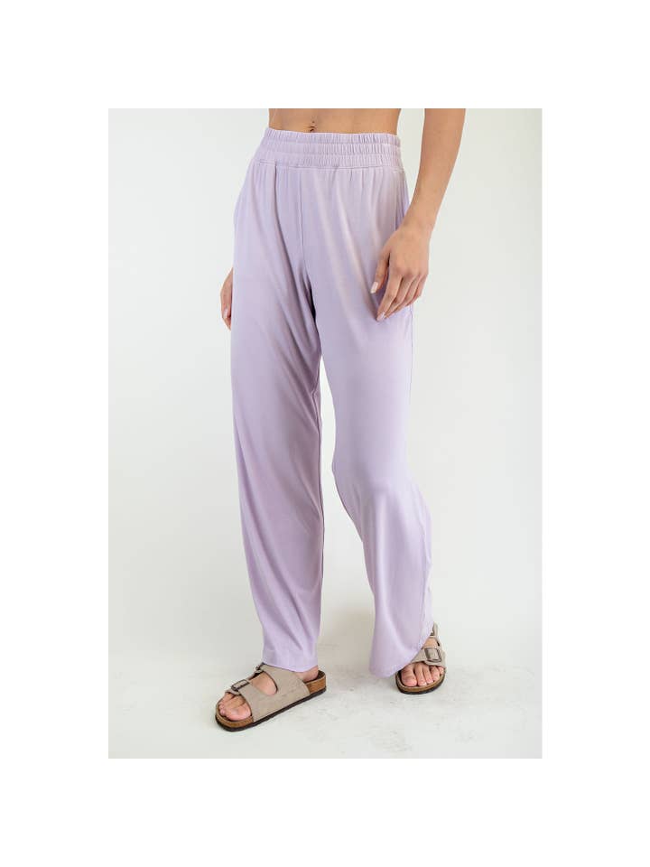 Rae Mode - Wholesale Pants - Women's - VISCOSE MODAL WIDE LEG PANT1