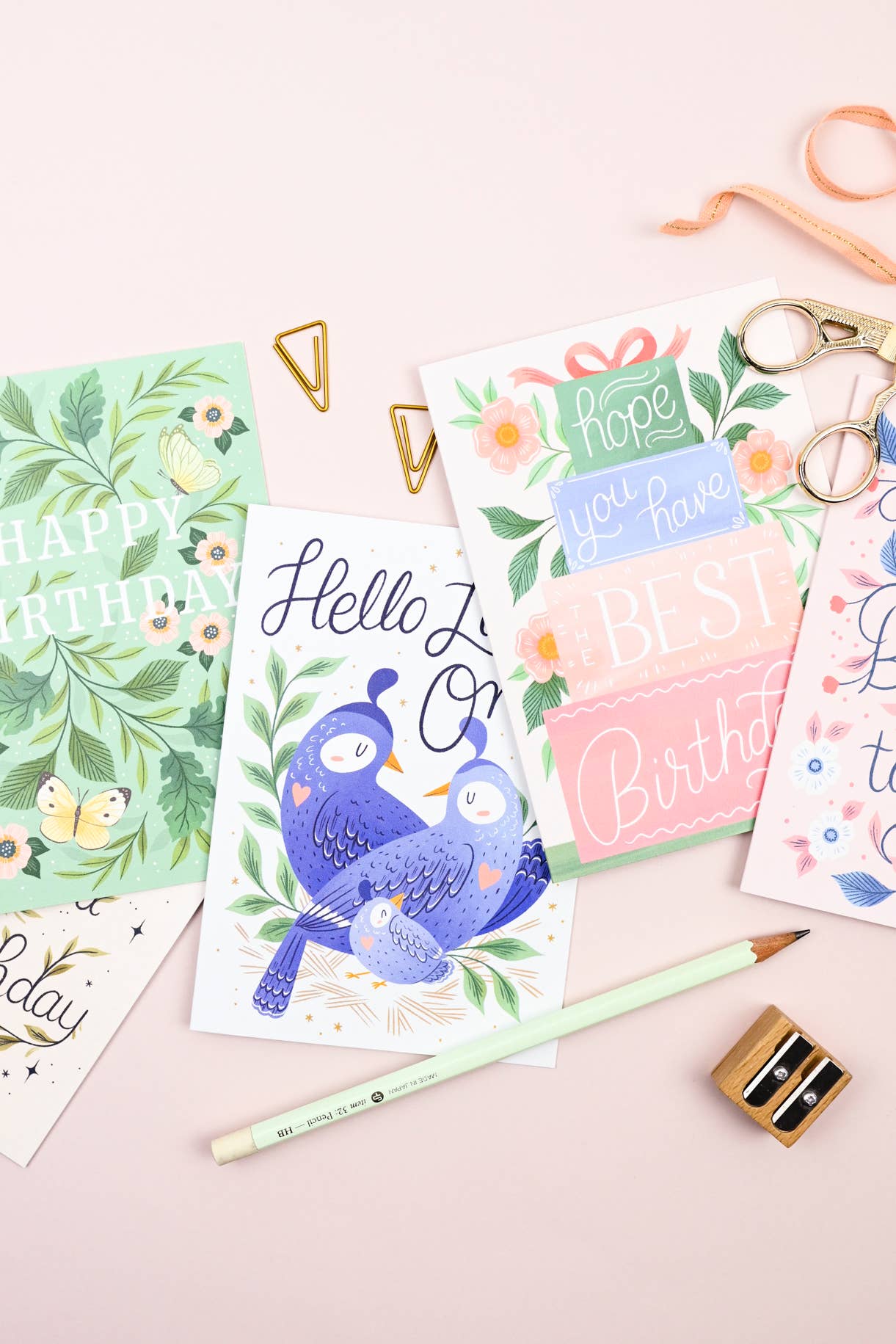 Ricicle Cards - Wholesale Birthday Card - Birthday Card – Presents Pastel Female Design4