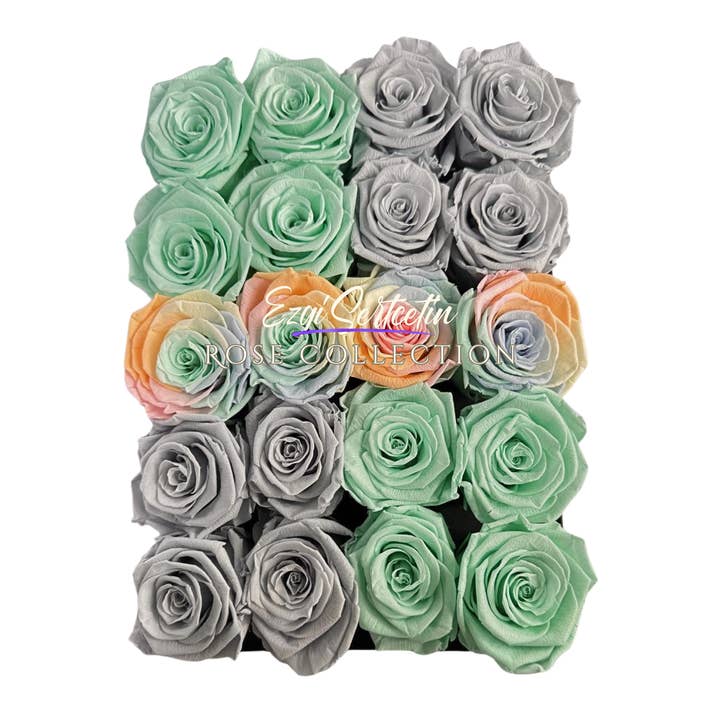 Ezgi Sertcetin - Wholesale Artificial flowers - Preserved Rose Deco Gift Box|Premium Quality Handcrafted 20 Roses x 6.5 cm Diameter|Non Toxic|Excellent for All Events and Organizations|by Ezgi Sertcetin10