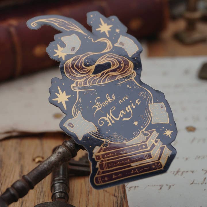 Books are Magic Cauldron sticker | Gold Mirror details and other Purchase wholesale board magnets. Free returns & net 60 terms on Faire trending on Faire.