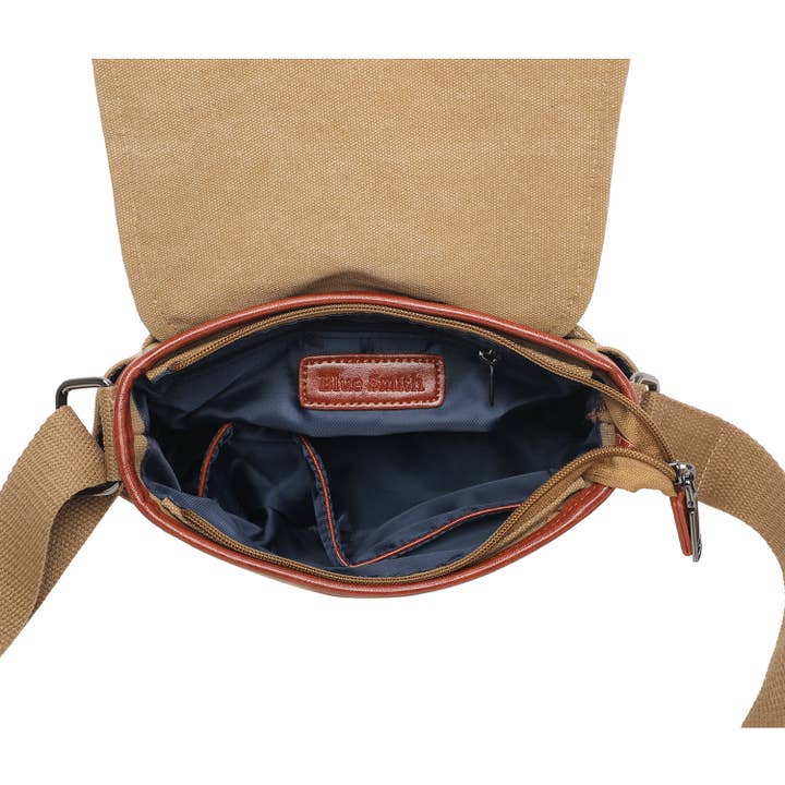 INES DELAURE - Wholesale Crossbody bag – Women's - Bi-material shoulder bag2