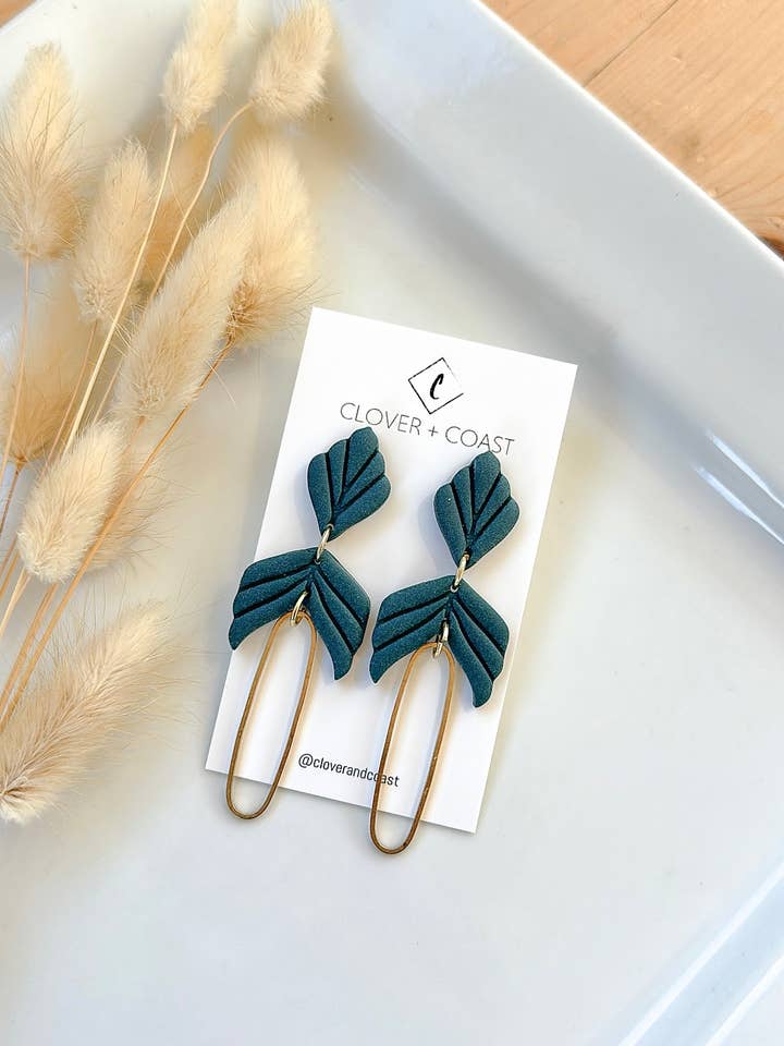 Zephra - Polymer Clay Earrings for wholesale by Clover + Coast Designs