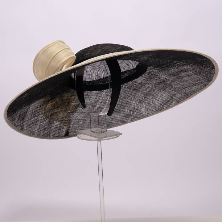 KaKyCo - Wholesale Hat Accessory - Women's - Dual Color Sinamay Base With Jinsin Buntal Bow | 10208512