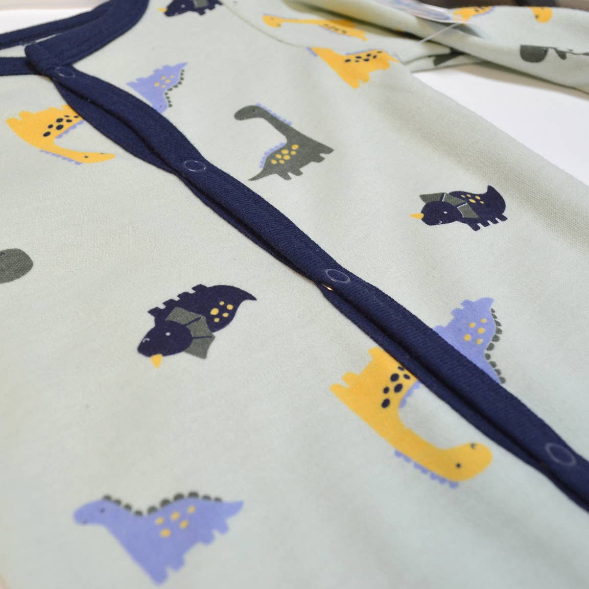 Lollipop Dreams - Wholesale Sleepsuit - Baby - Dinosaurs Pattern Zipper Footie Pajamas Romper3