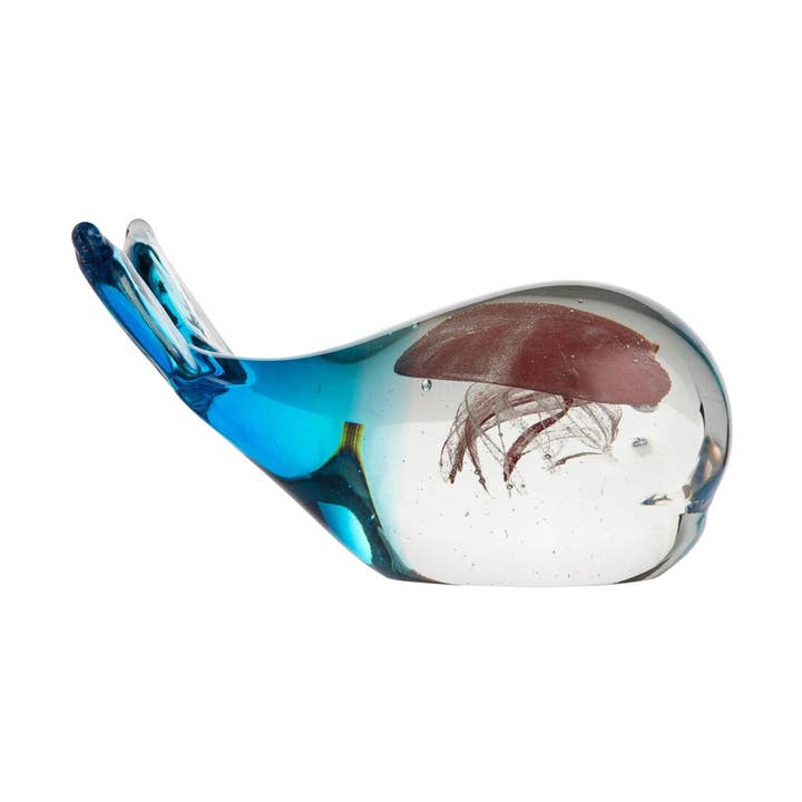 SALE Glass Whale And Jellyfish Figure 5" for wholesale by Beachcombers