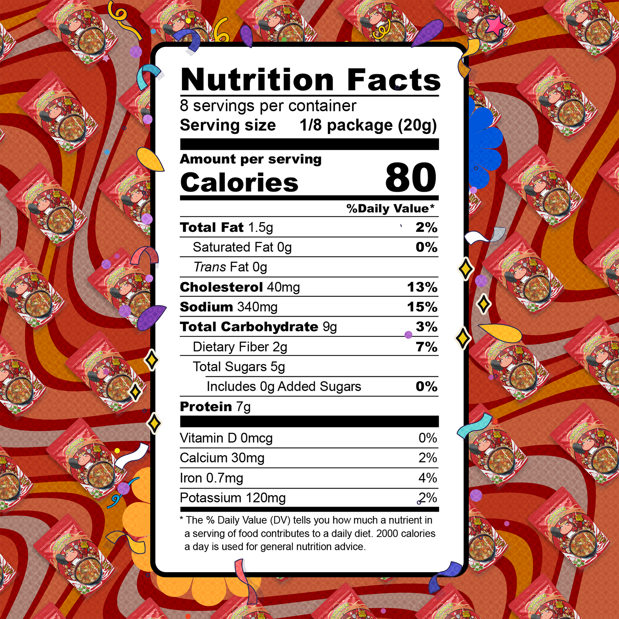 Chiramen - Wholesale Dried/Dehydrated Vegetables - CHIRAMEN Mala Crawfish Mix Ramen Toppings3