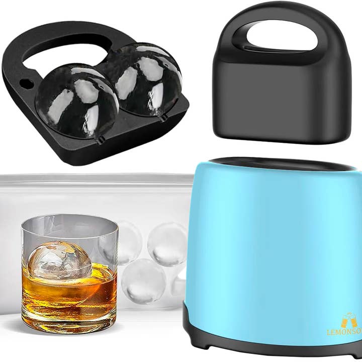 Lemonsoda - Wholesale Ice tray/mould - Premium Round Ice Cube Mold Maker - 2 Ice Cube0