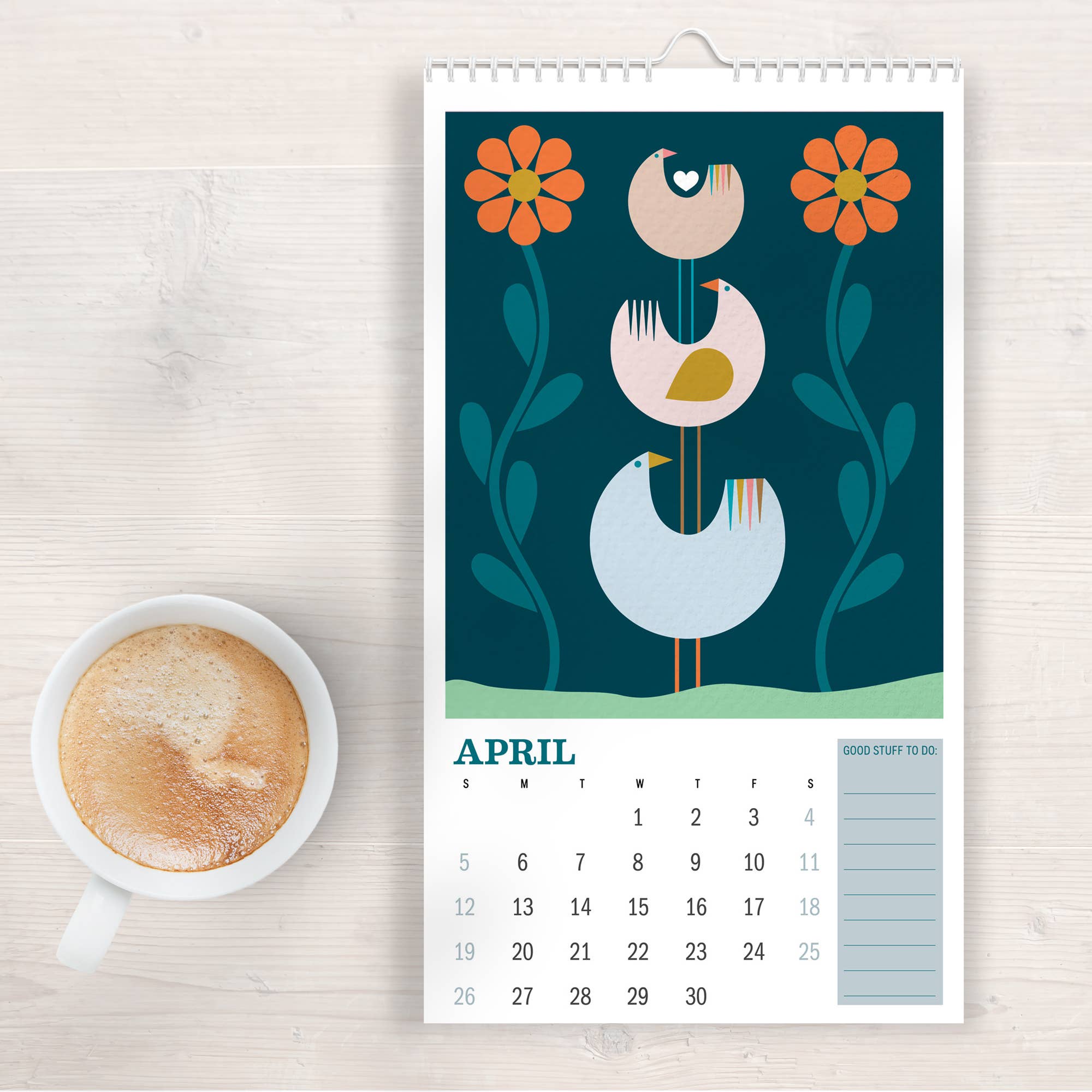 strawberryluna - Wholesale Calendar - 2026 Wall Calendar Illustrated Botanicals and Nature Art4