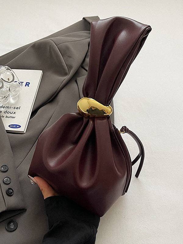 BORDEAUX Vouwdelen schoudertas met ritssluiting en gespleten inzetstukken voor groothandel op Faire1