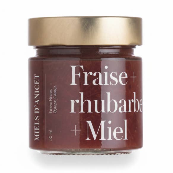 Aardbei + rabarber + honingspread voor wholesale door Weekly Provisions