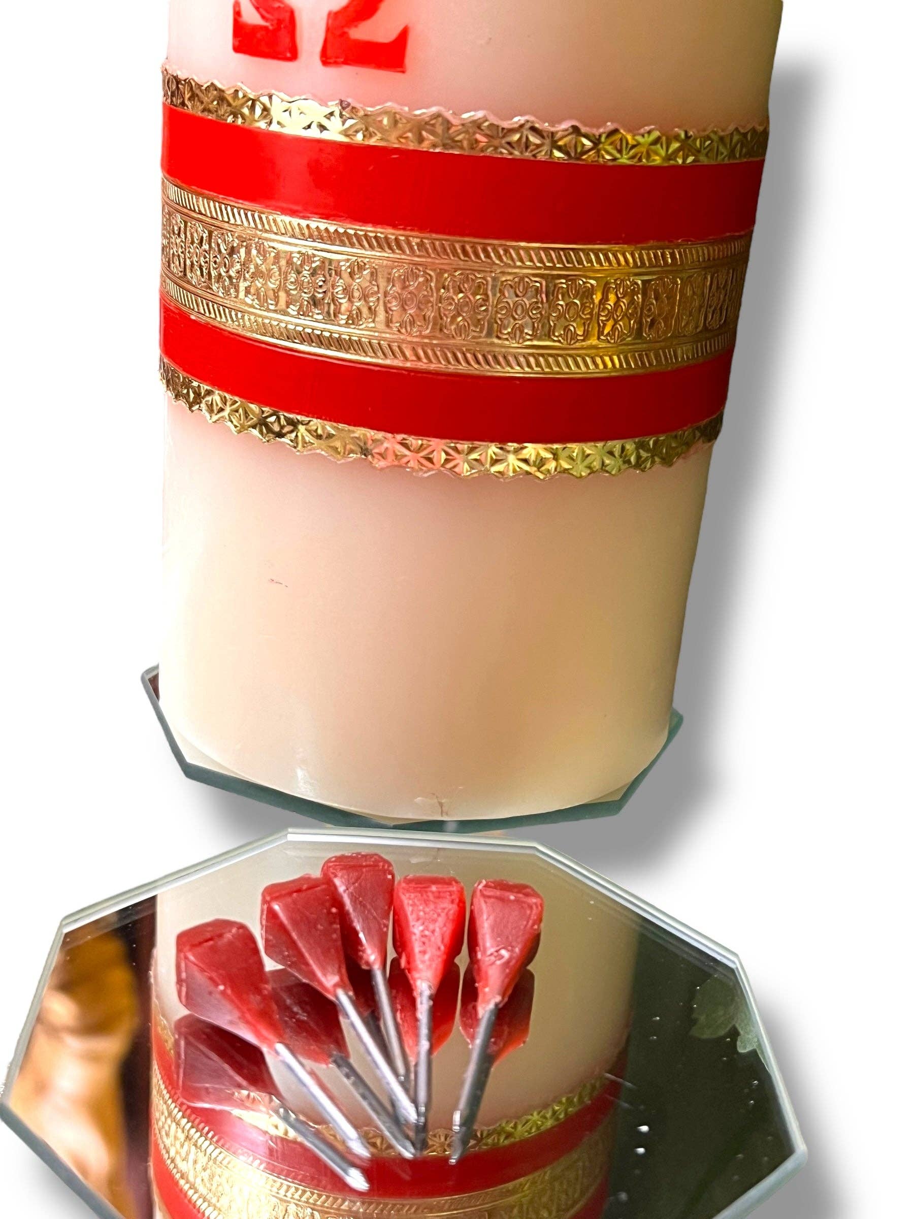 SAN JUDITAS RELIGIOUS ARTICLES - Wholesale Pillar Candle - 20" DECORATED WAX PASCHAL CANDLE5