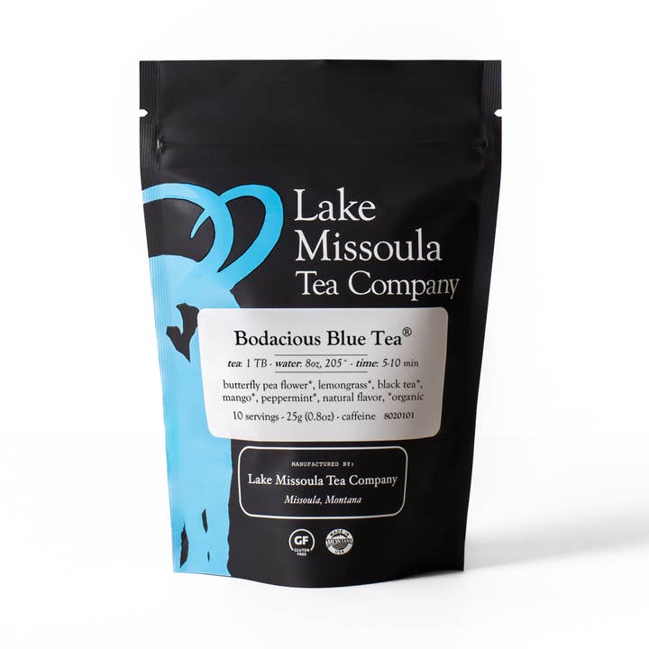 Bodacious Blue Tea® for wholesale by Lake Missoula Tea Company
