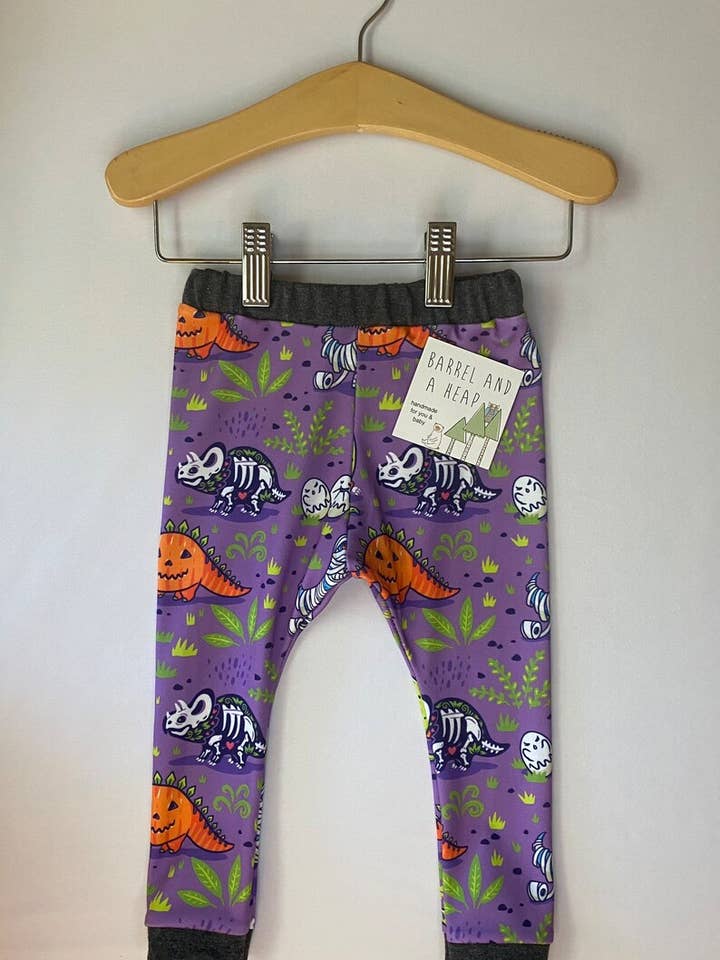 Spædbarn Dino Bones Leggings for engroshandel hos Barrel and a Heap