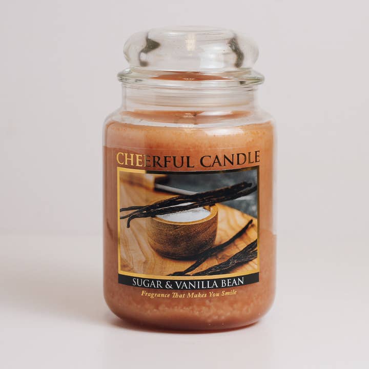 A Cheerful Giver – wholesale Jar/filled candle – Cheerful Candle (24oz.) – Sugar & Vanilla Bean