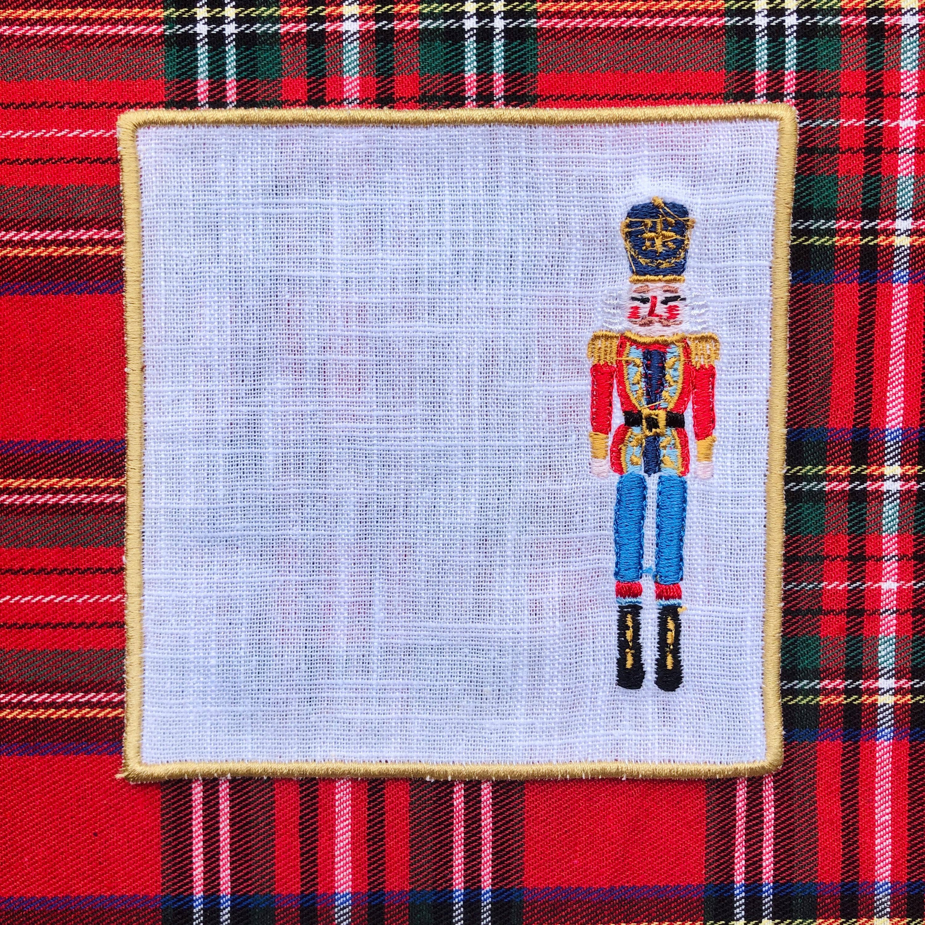 Belle Linen - Wholesale Coasters - Set of 4 Christmas Nutcracker & Snow Queen Cocktail Napkins6