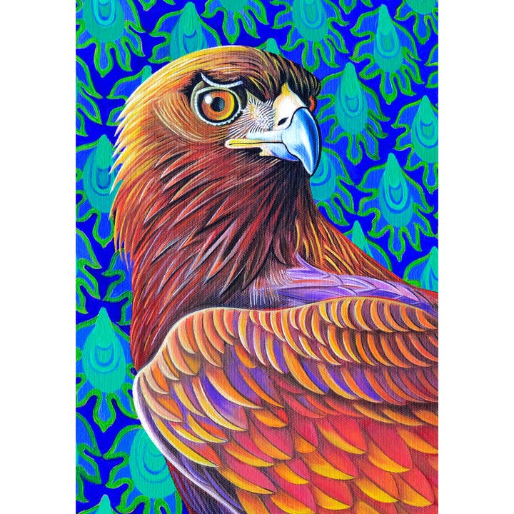'Golden eagle' card for wholesale by Tattersfield Designs
