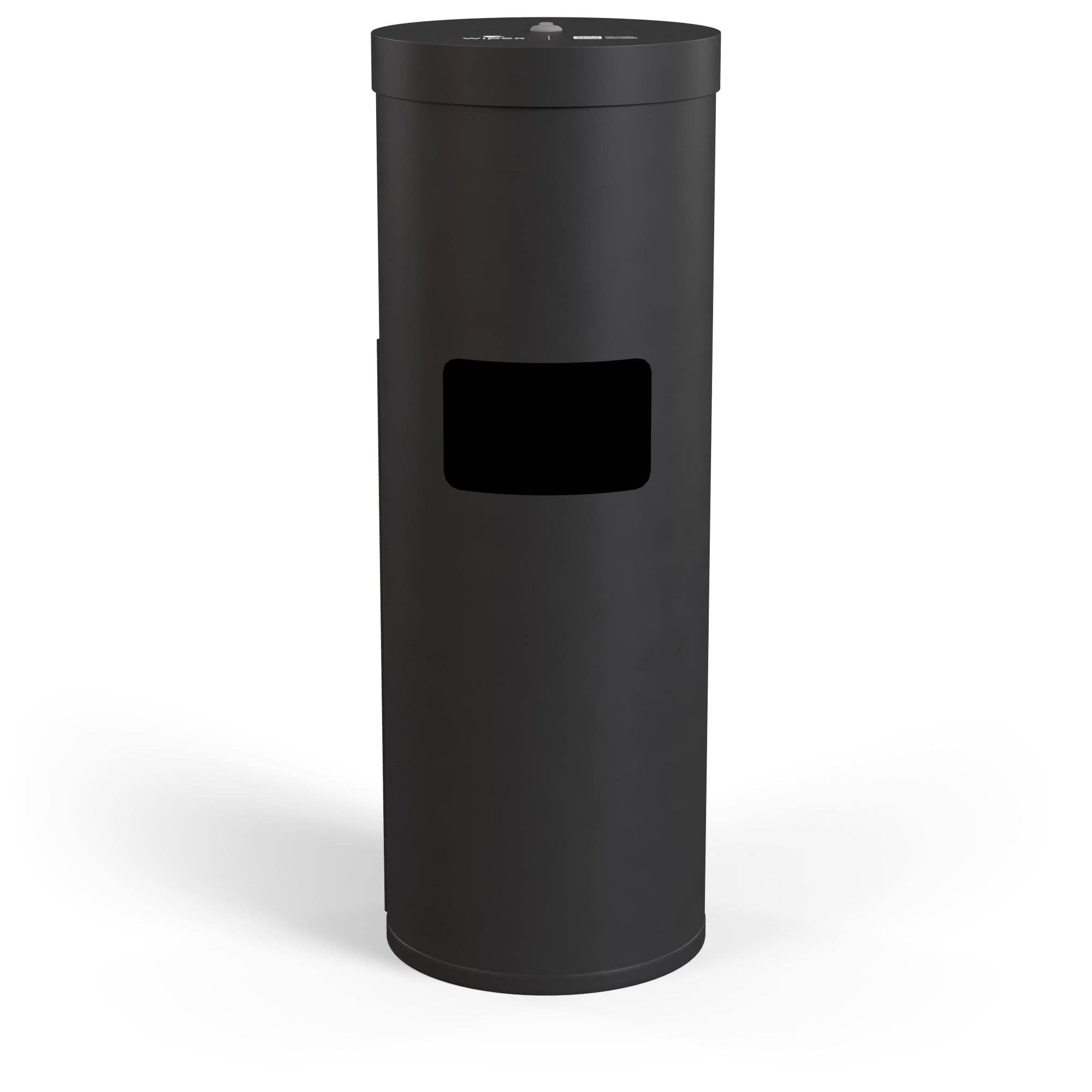 Wipex - Wholesale Trashcan/Trash Bin - Wipex Stainless Steel Bulk Wipes Free Standing Floor Dispenser for Gym Wipes8
