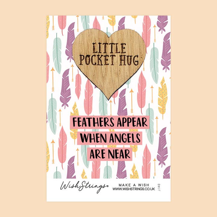 Angels are Near - Pocket Hug - Erinnerungsstück für den Großhandel von WishStrings