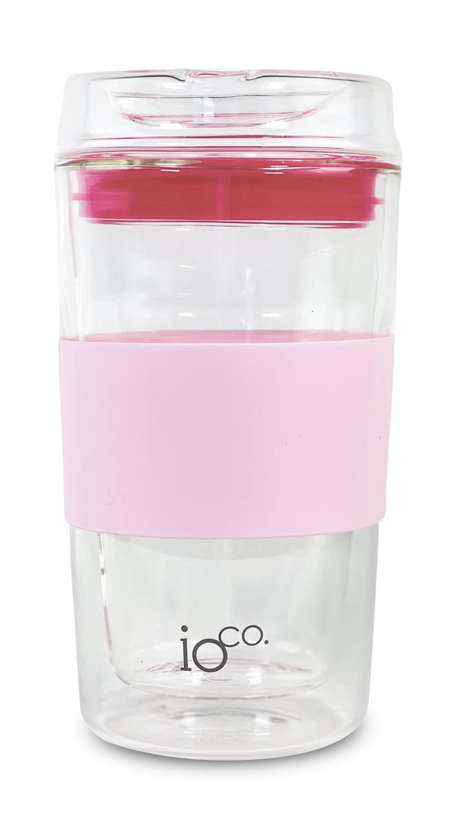 IOco Gift Designers - Wholesale Insulated mug/tumbler - IOco 12oz Reusable Glass Coffee Travel Cup8
