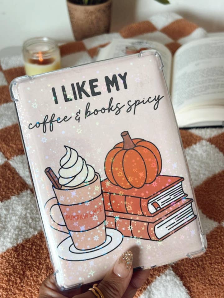 Holografischer Kürbisgewürz-Herbst-Kindle-Einsatz für den Großhandel von NVDSIGNZ