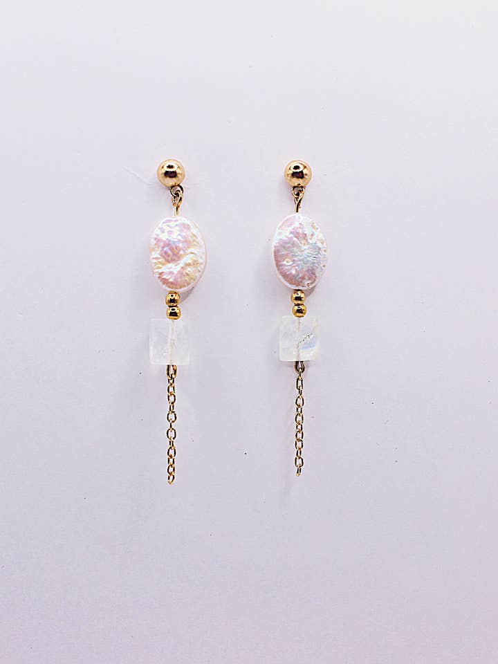 Ivoren oorbellen resortcollectie voor wholesale door Valiente New York