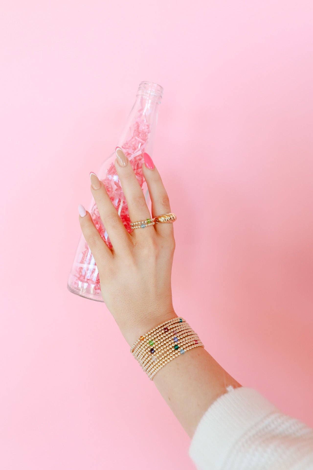 Beaded Blondes - Wholesale Beaded Bracelet - Birthstone Swarovski Bracelet Collection (Pack of 12)1