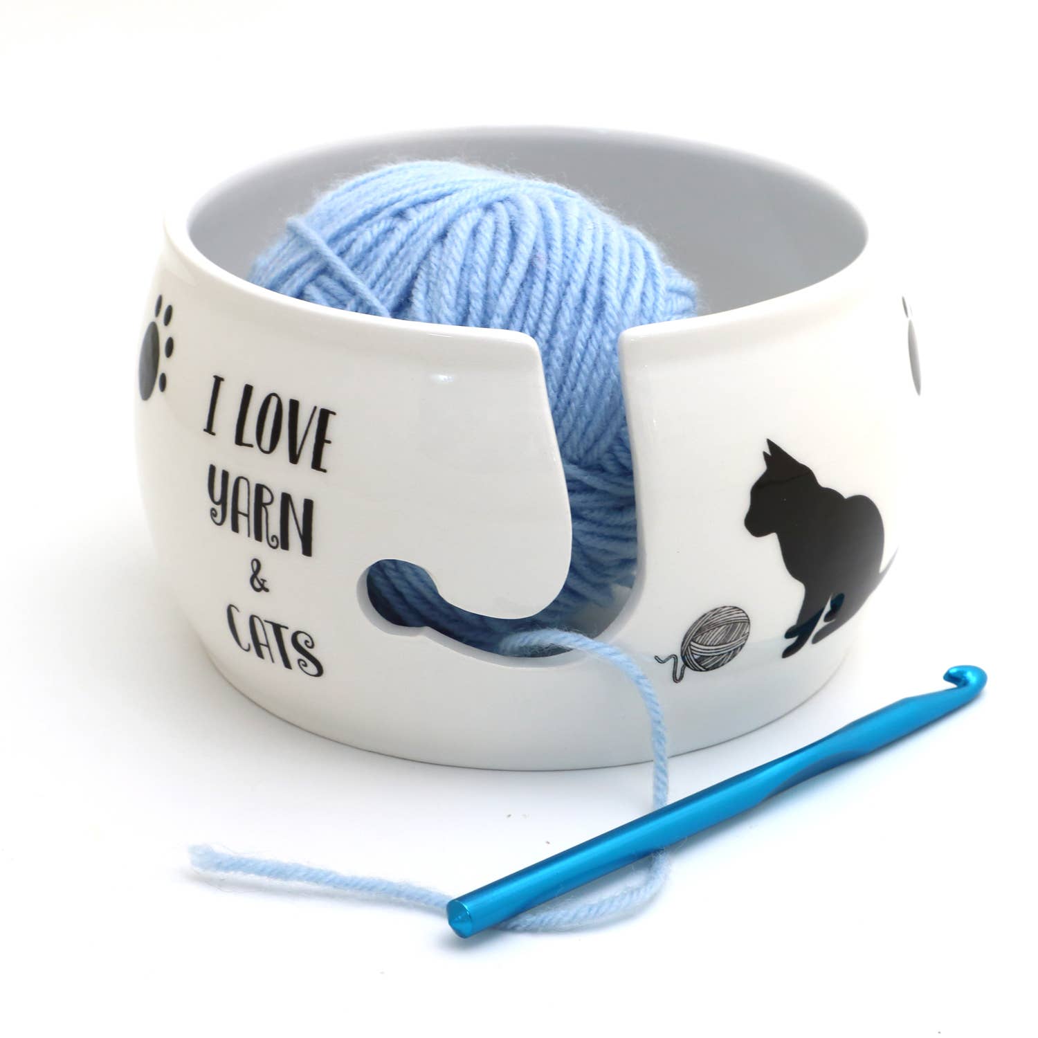 Wholesale I Love Cats and Yarn - Yarn Bowl for your store