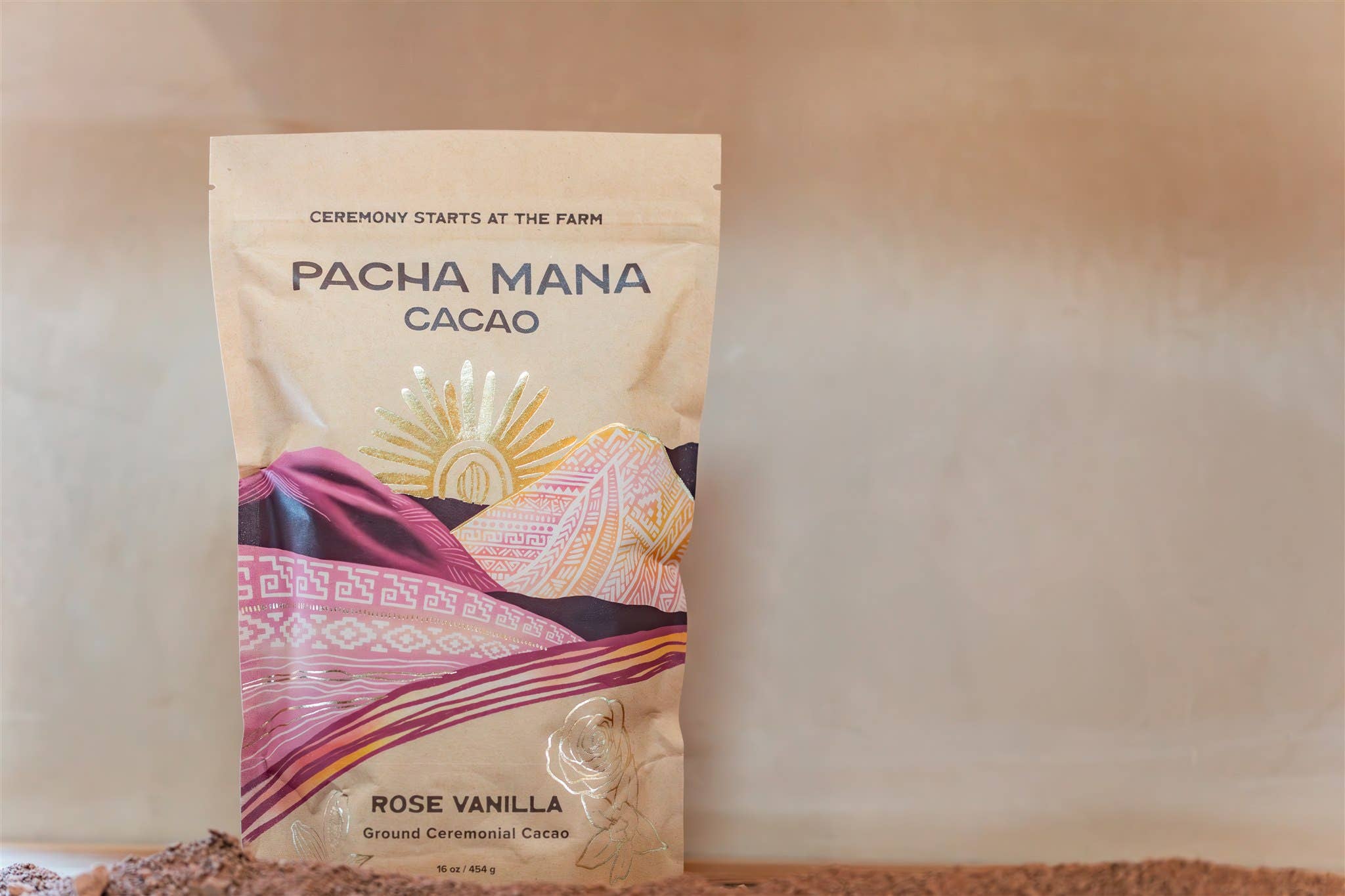 Pacha Mana Cacao - Wholesale Hot Cocoa Mix/Kit - Rose Vanilla | Ground Ceremonial Cacao 1