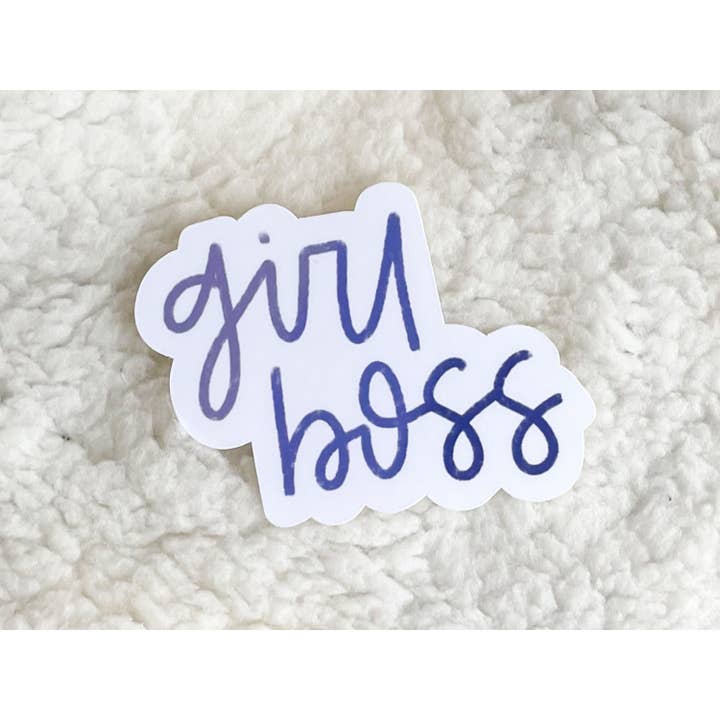 Autocollant Girl Boss | Autocollant féminisme | Autocollants féministes pour la vente par Hudg Creations