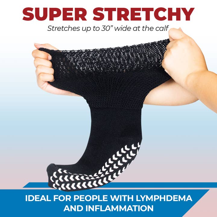 FORTIVO - Wholesale Socks - Men's - Hospital Socks for Men with Grips, Non Slip Socks