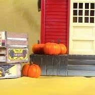 Cargo-To-Go: Vintage Fruit Crates and Pumpkin Set - 101-0914 for wholesale on Faire2