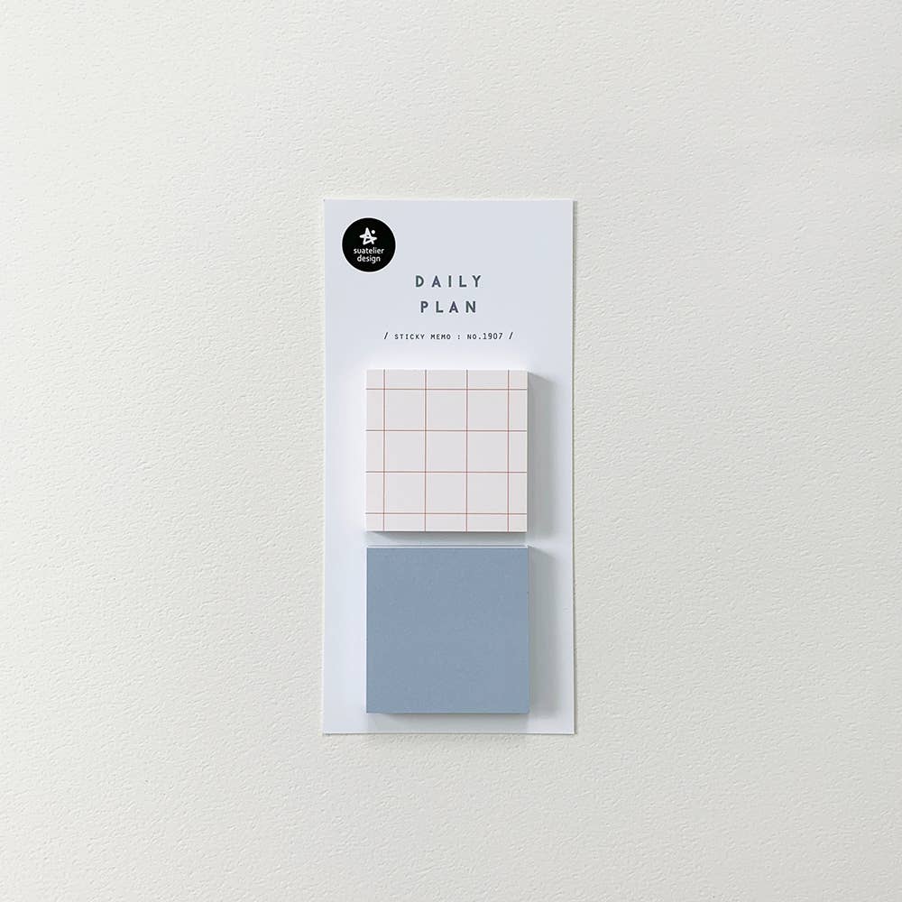 Suatelier Sticky Memo Pad - Daily Plan 07