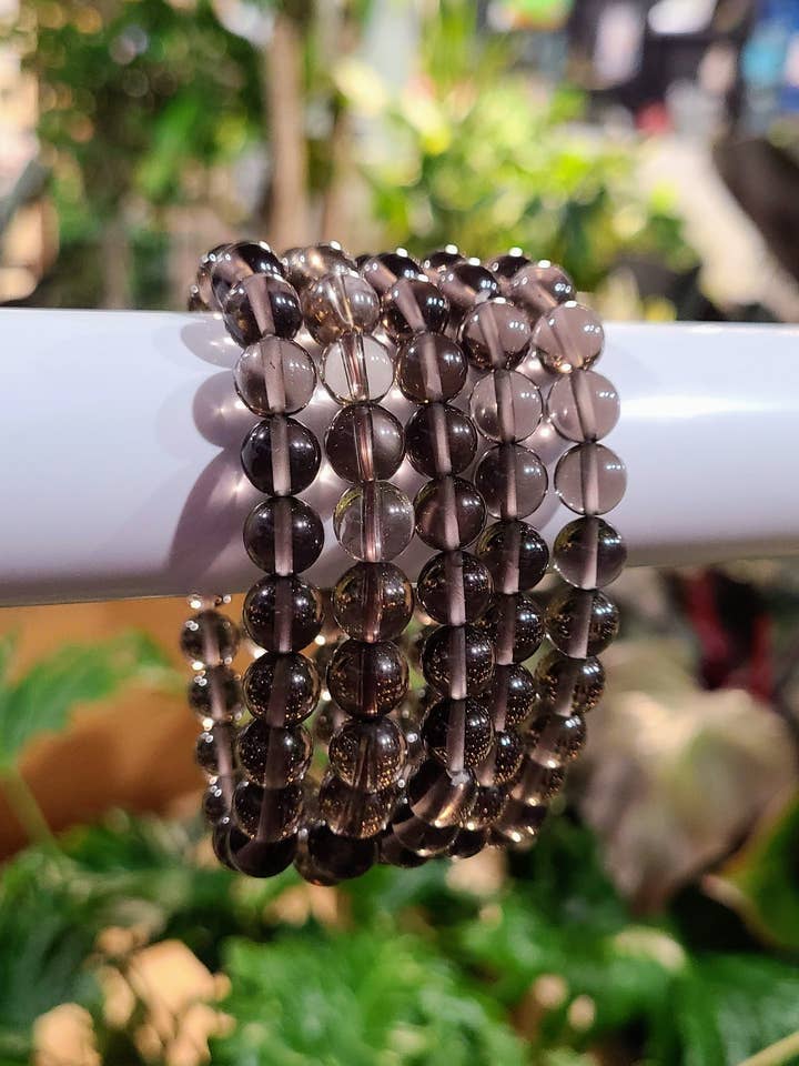 Bracelet Quartz Fumé pour la vente par Kiwi's Garden Center