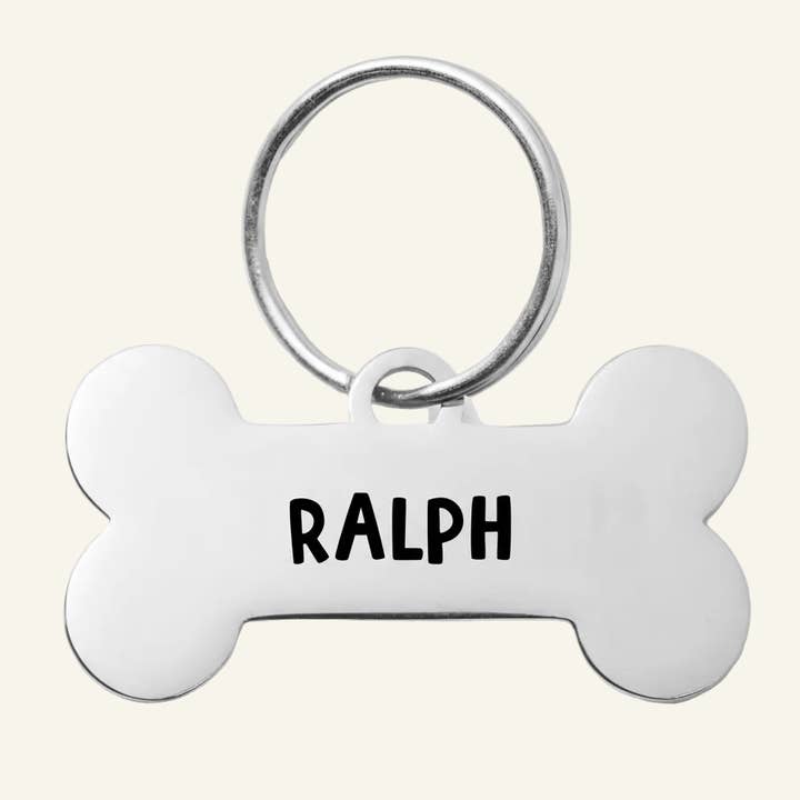 Paw London - Wholesale Pet identification tag – Cat/dog - Personalised Pet ID Tag | Silver2