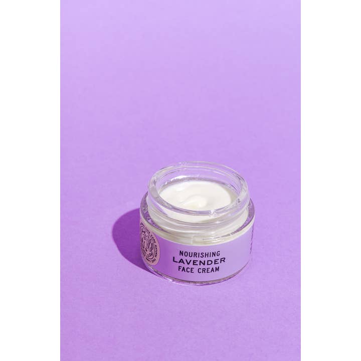 Good Flower Farm - Wholesale Facial Moisturizer - Lavender Organic Herbal Face Cream / 1 oz