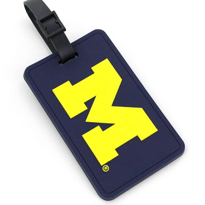 NCAA Michigan Wolverines Soft Luggage Tag for wholesale by Aminco USA