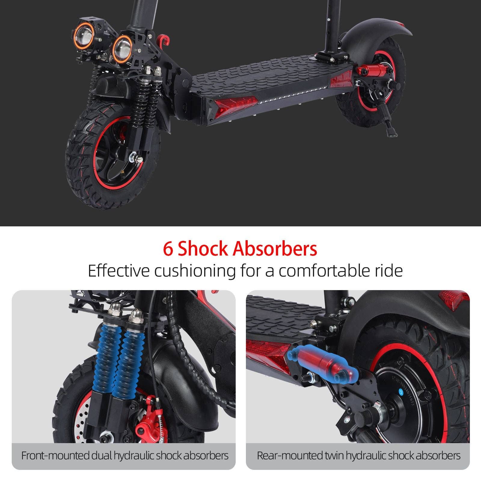 black 1200W High-Power Electric Scooter with Seat for wholesale on Faire7