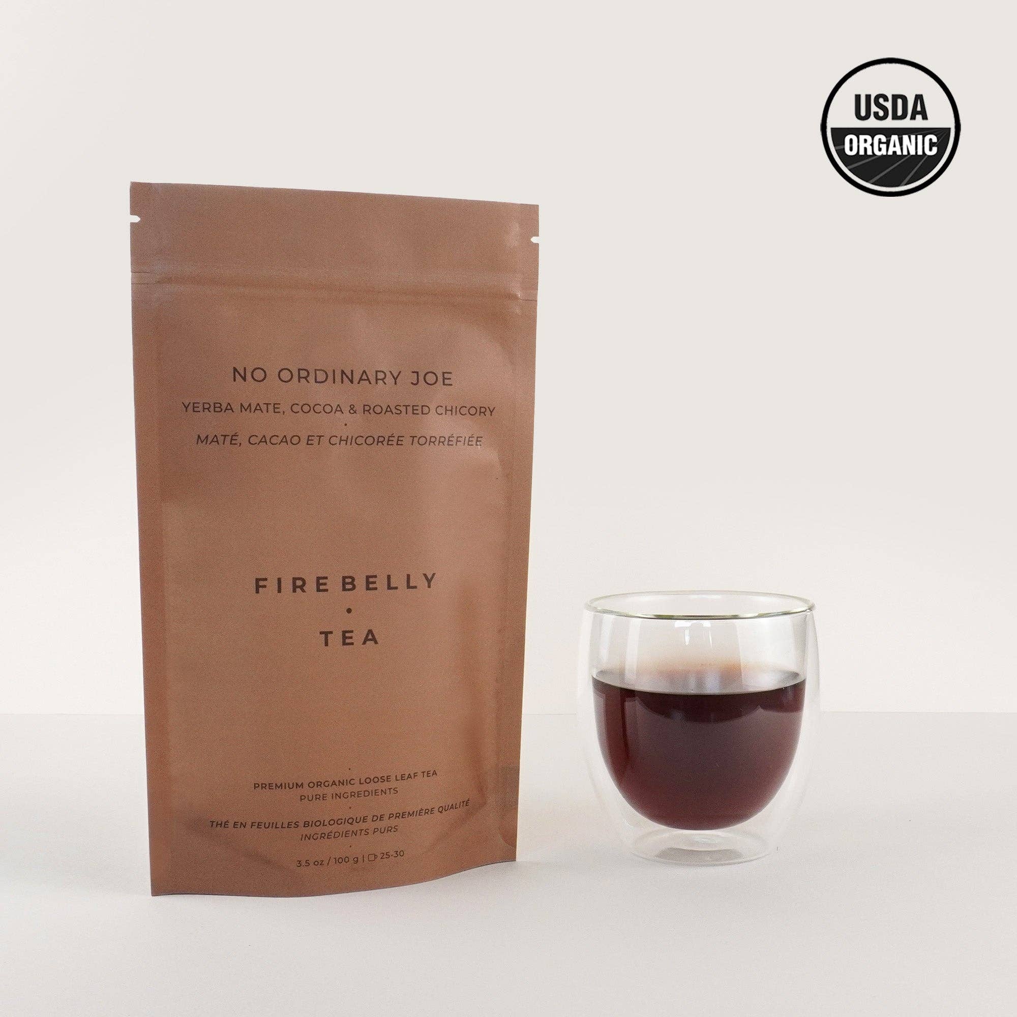 Firebelly Tea - Wholesale Loose Tea - No Ordinary Joe Tea | Yerba Mate Blend | 25-30 Cups