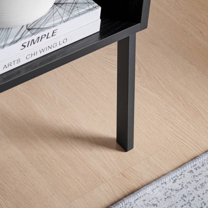 Danya B - Wholesale Side Table - Kazuyo Mid-Century Modern Black Metal Two-Tier Side Table16