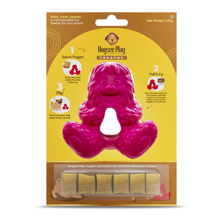 Dogsee Play Treatoy (Pink) | Long-Lasting Chew Toy for Dog for wholesale by Dogsee