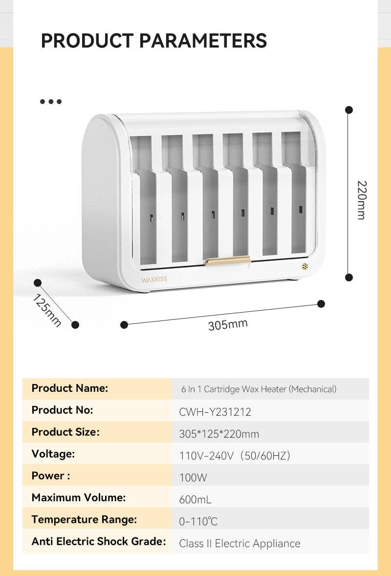 The cosmax - Wholesale Wax Warmer - Chauffe-Cire à Cartouche Waxkiss4