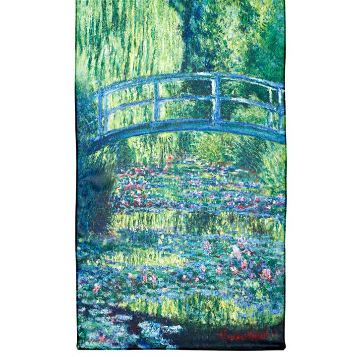 Galleria Enterprises - Wholesale Scarf - Women's - Monet Japanese Bridge Scarf
